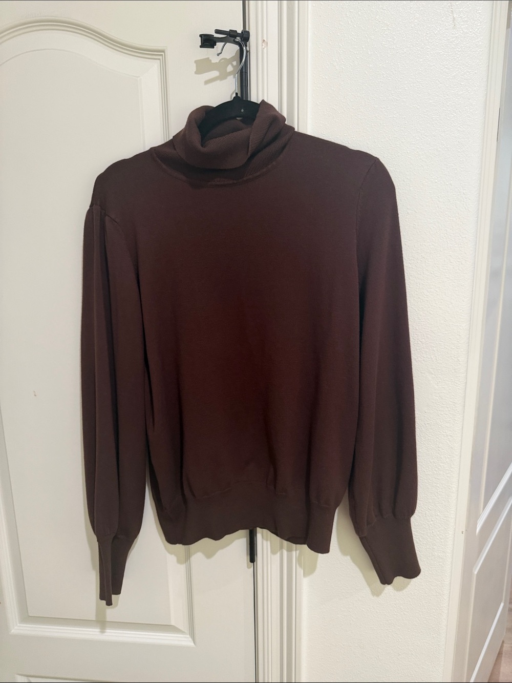 Madison grey dark brown turtleneck top 22 Ptp